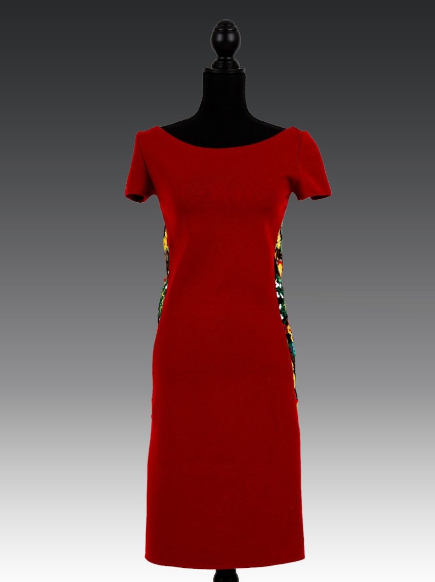 Red Jersey Dress 1