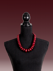 Ruby Cushion Necklace